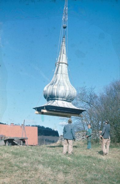 1971 Fiskbæk kirke tårn reparation (12)