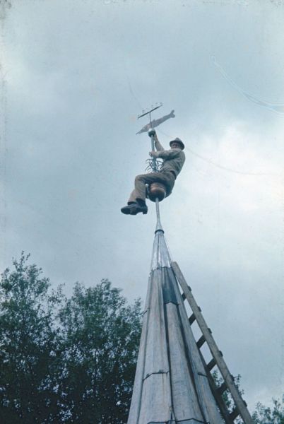 1971 Fiskbæk kirke tårn reparation (30)
