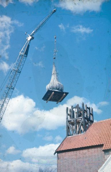 1971 Fiskbæk kirke tårn reparation (9)
