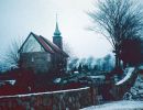 1973 Fiskb&aelig;k kirke i sne