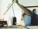 1975 Vorde kirke rep af v&aring;benhus (2)