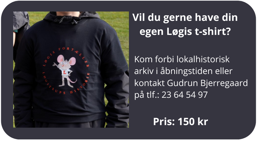 Løgis T shirt reklame